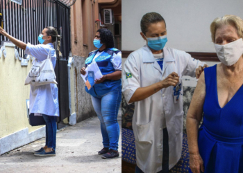 Prefeitura do Rio foi à casa de mais de 3500 idosos acamados para vaciná-los