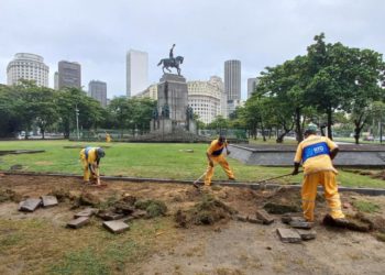 Prefeitura realiza série de ações de revitalização no bairro da Glória