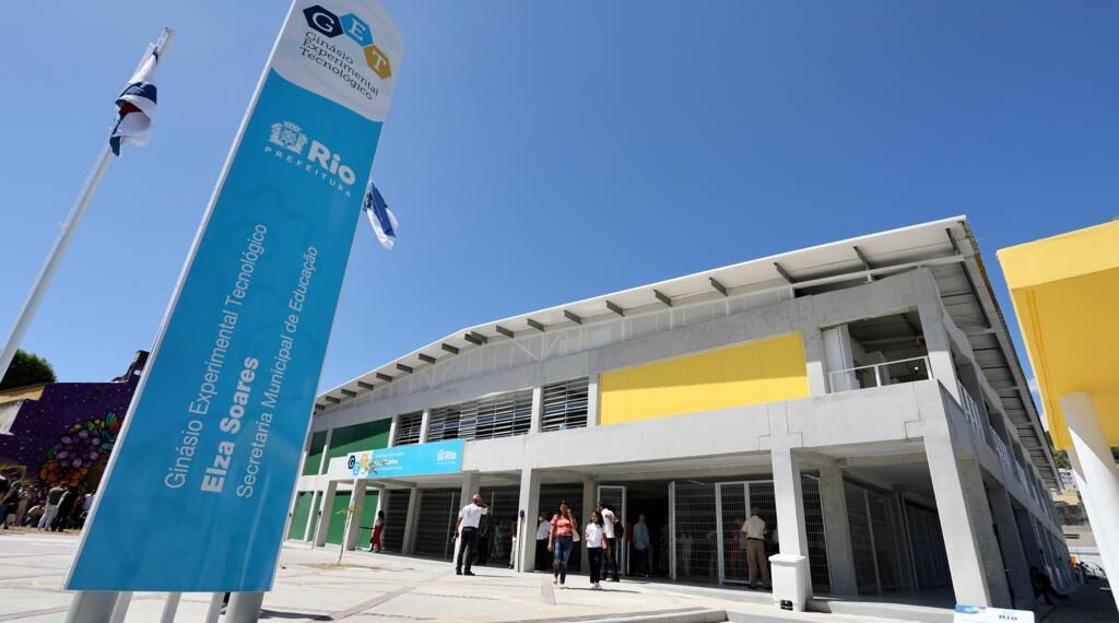 O Ginásio Experimental Tecnológico traz um novo conceito de ensino - Beth Santos/Prefeitura do Rio