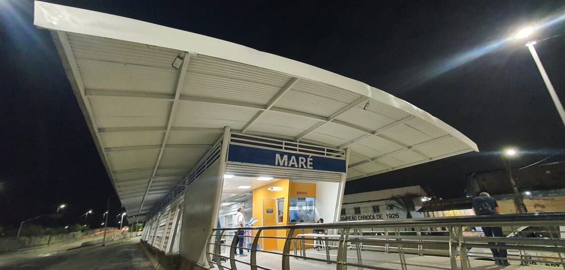 A estação Maré, do corredor Transcarioca - Divulgação