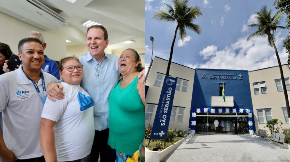 Prefeito Eduardo Paes inaugura nova clínica no Caju.