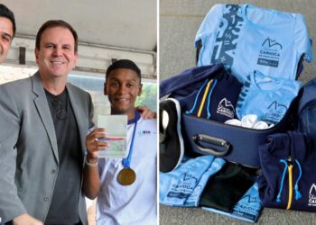 Rumo à Disney: Paes entrega kits e passaporte a vencedores da Olimpíada de Matemática