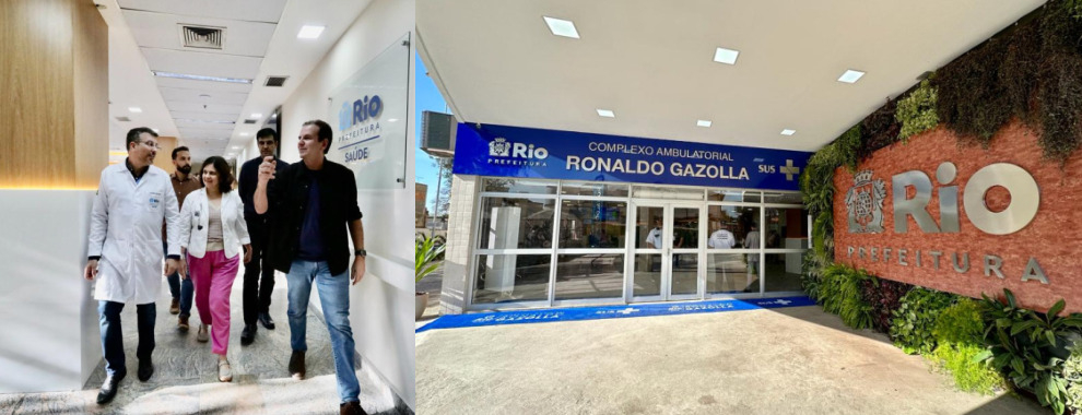 Prefeito Eduardo Paes inaugura o Super Centro de Cirurgia no Hospital Ronaldo Gazolla.