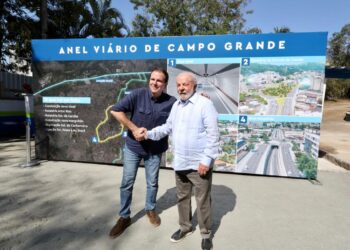 Paes e Lula celebram acordo de investimento em obras de mobilidade em Campo Grande