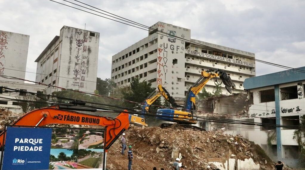 As obras do Parque Piedade começaram no dia 5 de setembro - Beth Santos/Prefeitura do Rio