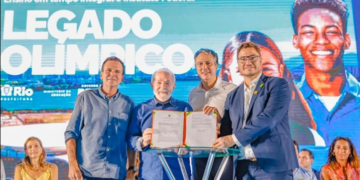 Legado Olímpico: Paes e Lula inauguram o Ginásio Educacional Olímpico Isabel Salgado