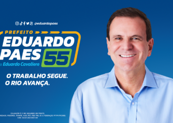 Eduardo Paes 55 – Prefeito | O trabalho segue. O Rio avança.