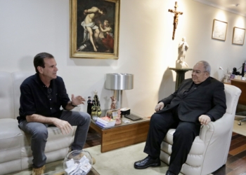 Eduardo Paes reforça compromisso com ações sociais em encontro com Dom Orani Tempesta